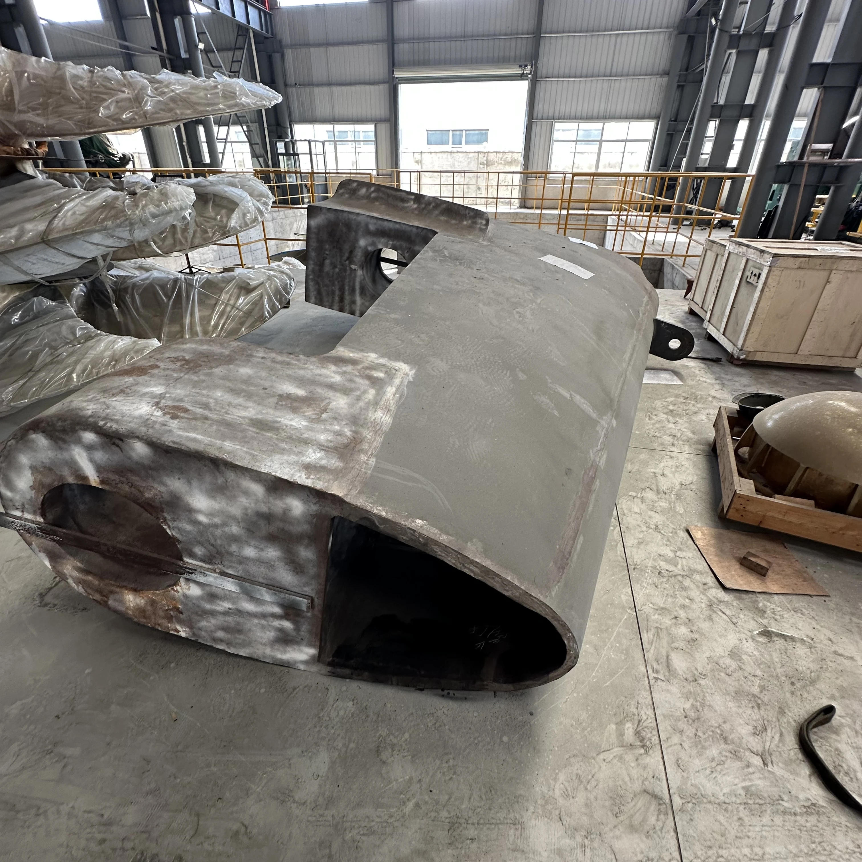 Rudder System Stability Heavy Cargo Ship Casting Part Rudder Horn