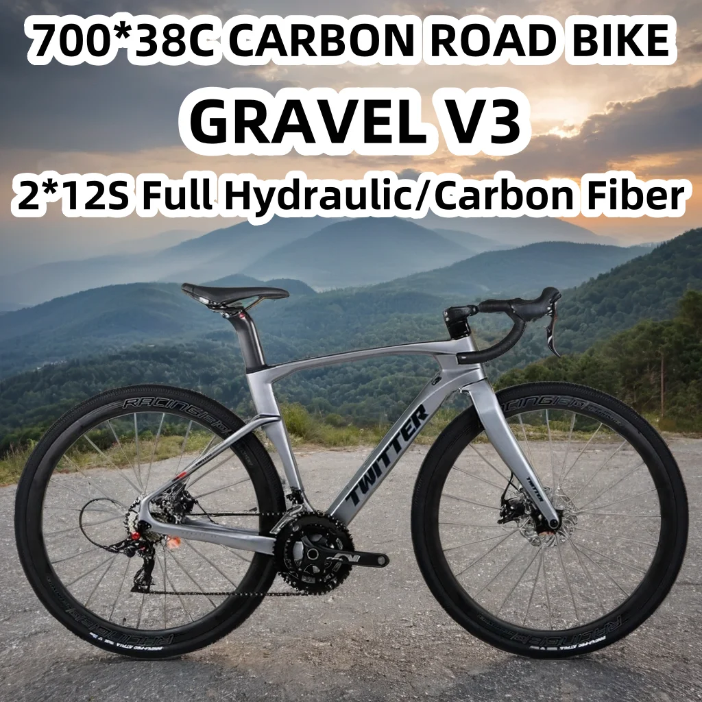 

V3 рама из углеродного волокна, дорожный велосипед, 24/22/11 скоростей, гидравлический дисковый тормоз, дорожный гоночный механизм, переключение передач, внутренний трос, велосипед для взрослых, студентов