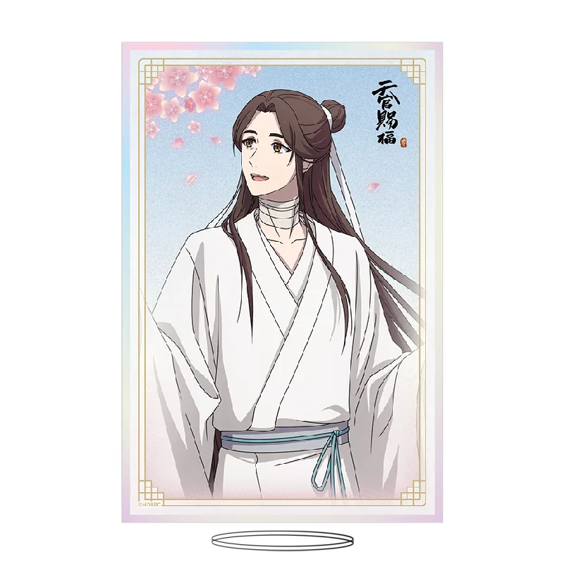 Anime Tian Guan Ci Fu 15cm Hua Chen Xie Lian  Acrylic Stand Model Key Chains Desk Decorations Animation Periphera