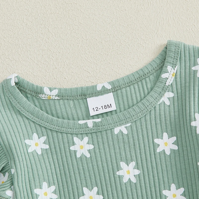 Citgeett-للفتيات تي شيرت طويل الأكمام الأزهار والسراويل مضيئة ، ملابس الخريف ، ملابس غير رسمية ، ملابس أطفال ، الخريف