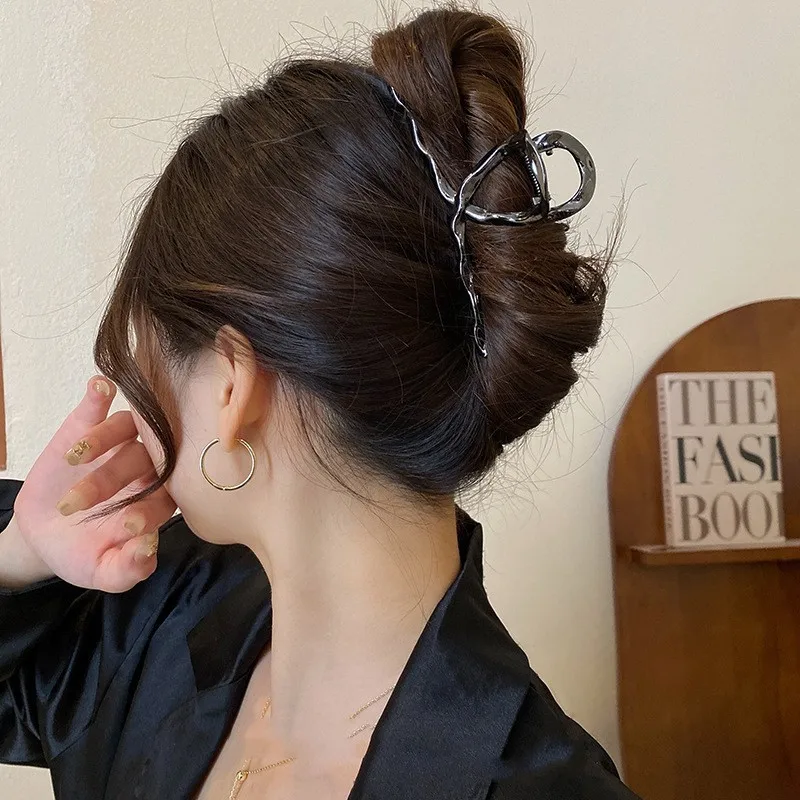 Oversized 13CM Hair Clip Minimalist Hair Clip Versatile For Daily Use