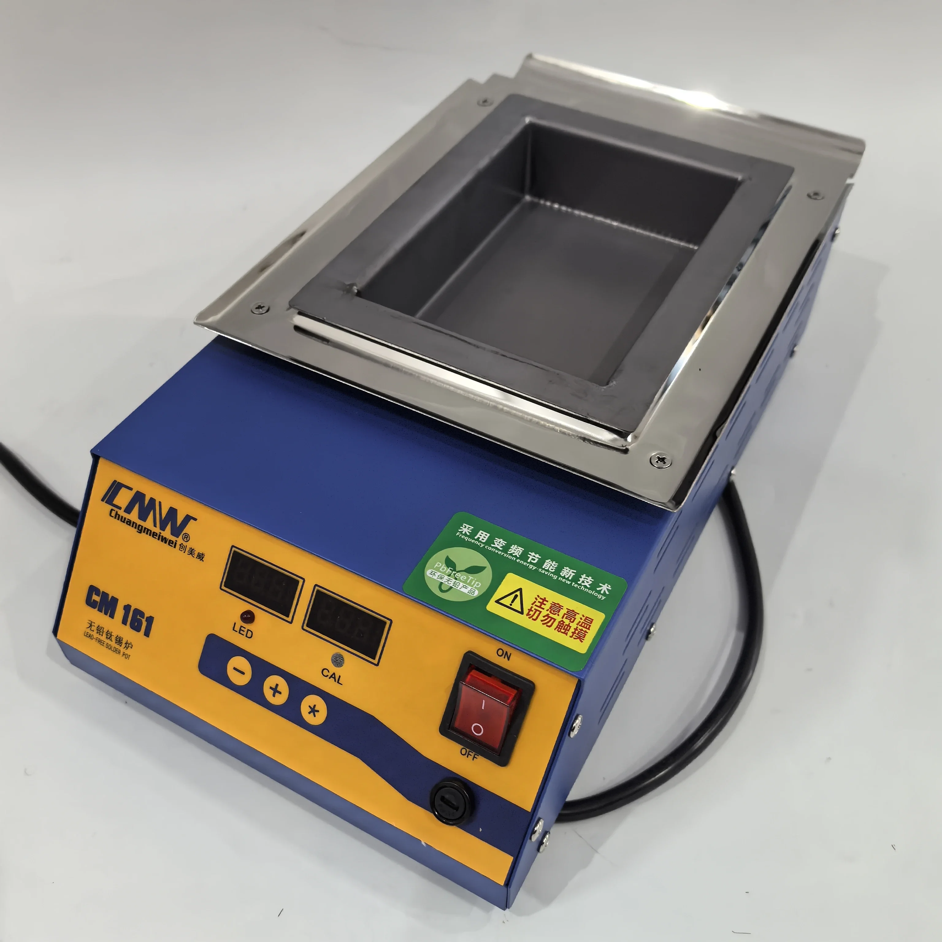 CM-161 Baru 160x110x45mm Panci Solder Paduan Titanium Bebas Timbal untuk Pematrian 1000W 220V/110V