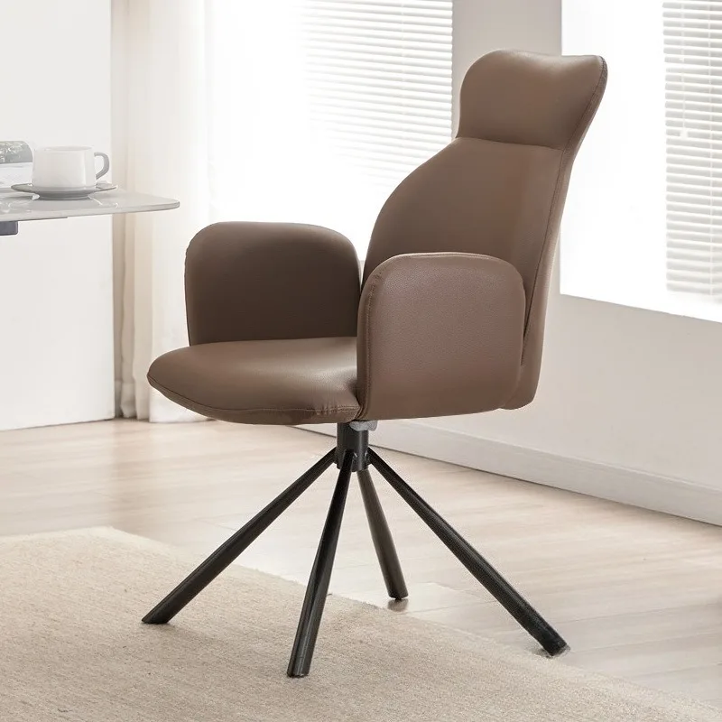 New European-Style Office Chair Comfortable Long-Sitting Swivel Home Bedroom Computer Chairs