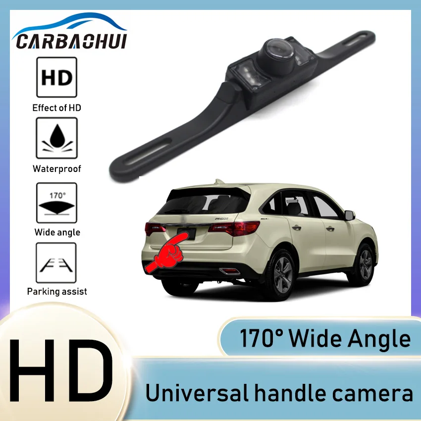 

7 LED Wide Angle Car License Plate Reaview Reverse Backup Night Vision Camera Waterpoof High quality RCA Universal model