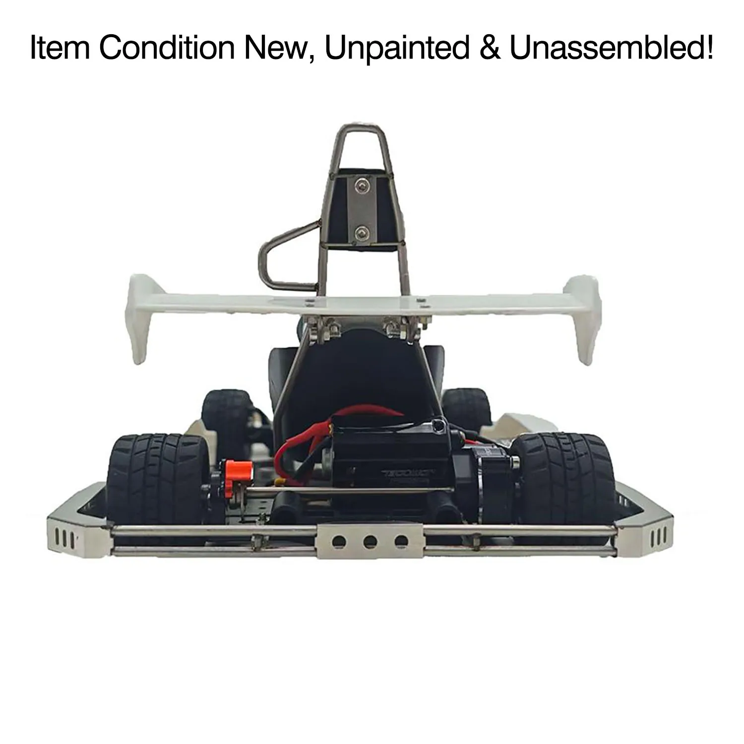 JDM 1/10 Maßstab 4WD RC Racing Kart Modell 298A KIT Lenkservo Batteriesender Fernbedienung Fahrzeug Unmontiert Keine Lichter