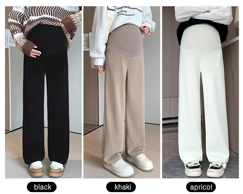 Spring Autumn Fashion Maternity Straight Pants Wide Leg Loose Across High Waist Trousers Clothes for Pregnant Women Pregnancy - AliExpress 1501 Spring Autumn Fashion Maternity Straight Pants Wide Leg Loose Across High Waist Trousers Clothes for Pregnant Women Pregnancy - AliExpress 1501