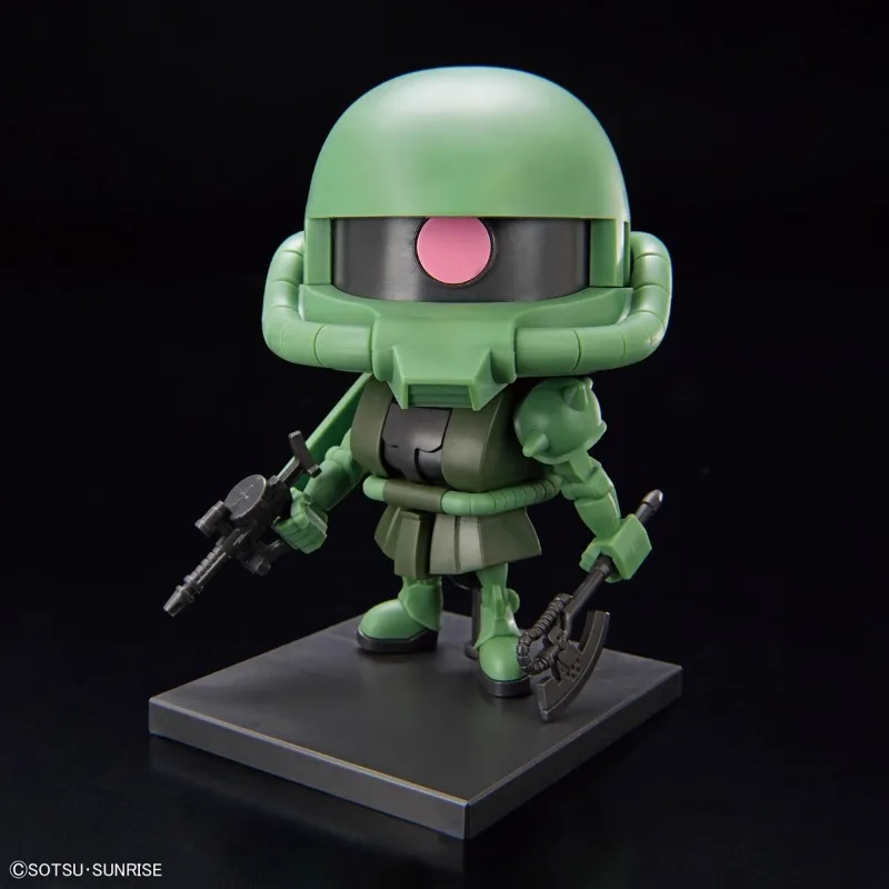 Bandai Original véritable GUNDAM Action Anime Figure Gunpura vert Zaku assembler jouet pour garçons filles enfants cadeau modèle à collectionner
