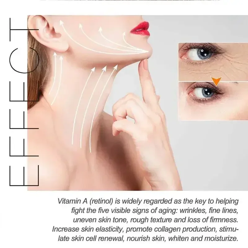 Retinol Rimpel Verwijderen Crème Anti Veroudering Verstevigende Lifting Vervagen Fijne Lijntjes Whitening Hydraterende Huidverzorging Cosmetica