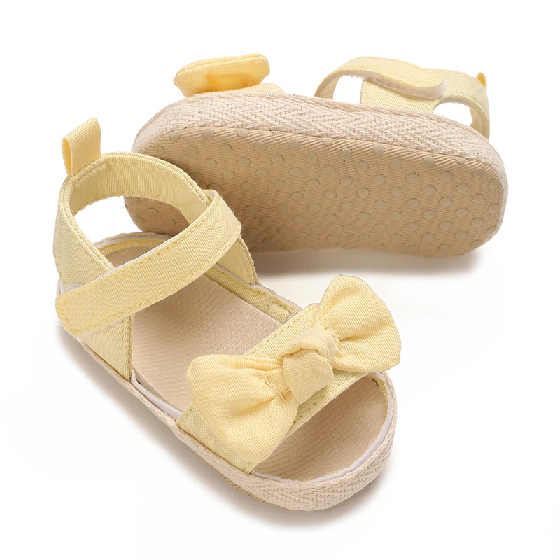 0-18 متر طفل لطيف فراشة الندى تو قبل المدرسة الصيف الصنادل الأميرة عادية لينة القماش أسفل عدم الانزلاق حذا فردي للسيدات المرأة