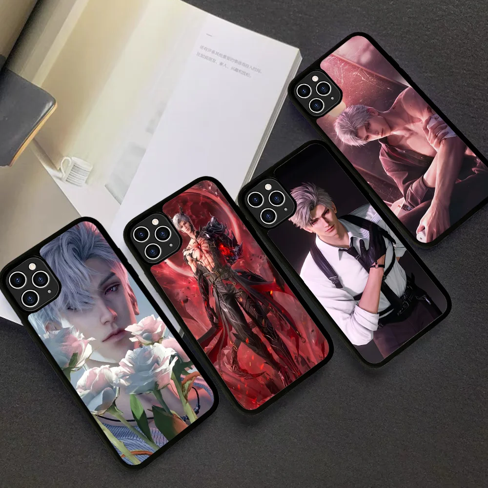 

Love And Deepspace Sylus Phone Case Silicone PC+TPU For Samsung S10 20 30 22 23 24 Plus Lite Ultra Cover