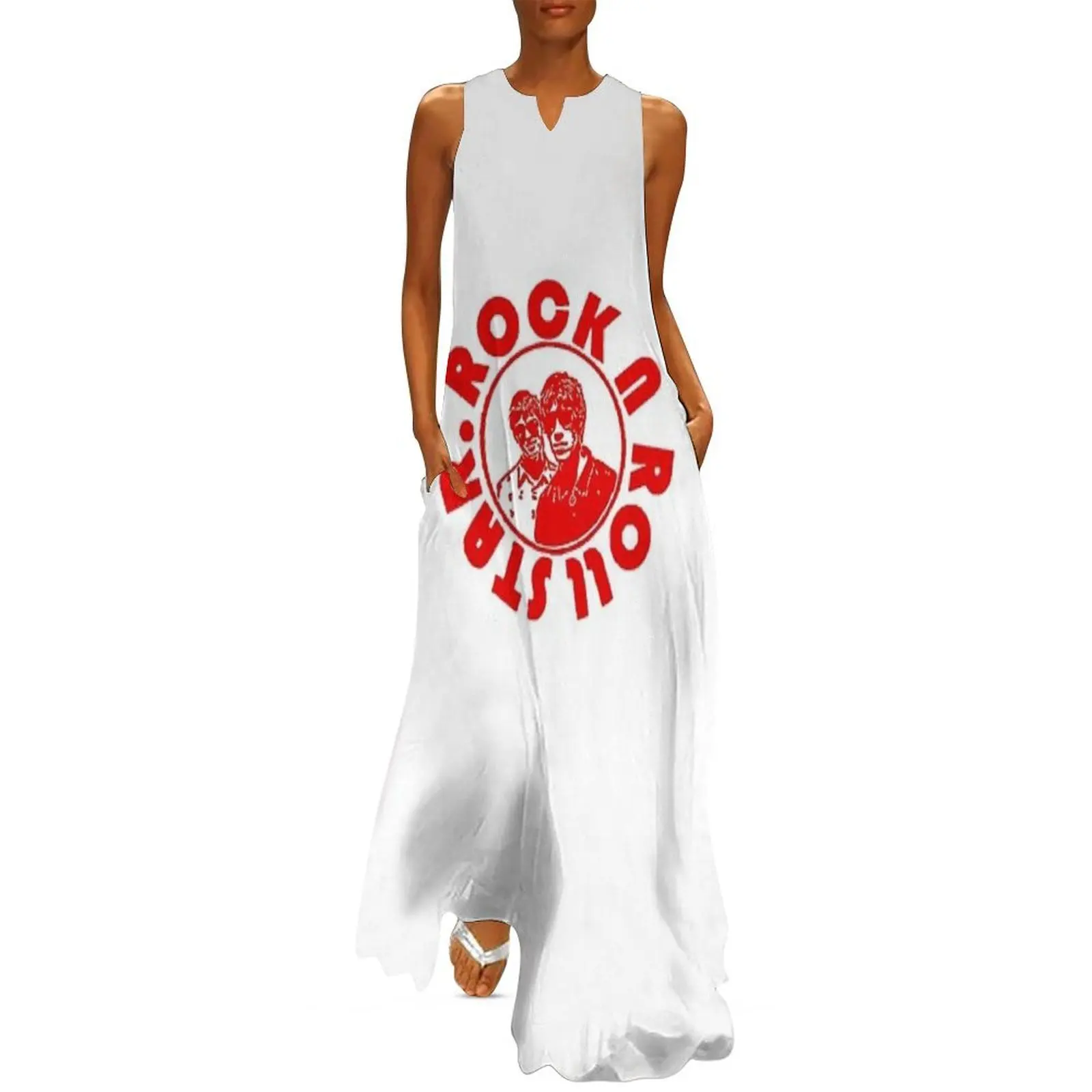 

Rock 'N' Roll Star Oasis Red White Long Dress birthday dress cocktail dresses cute dress wedding dresses for parties