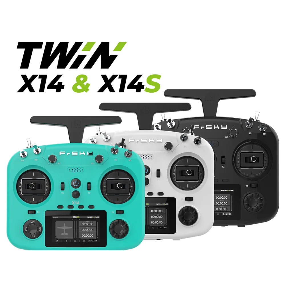 

FrSky TWIN X14/X14S Dual 2.4G Transmitter,TW Active-Active Redundancy | ACCST D16/ACCESS/TW,ETHOS System，For RC FPV Drones