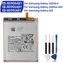 Batería de repuesto para Samsung Galaxy S22 Ultra S22Plus S22 +, batería recargable para teléfono, EB-BS908ABY, EB-BS906ABY, EB-BS901ABY