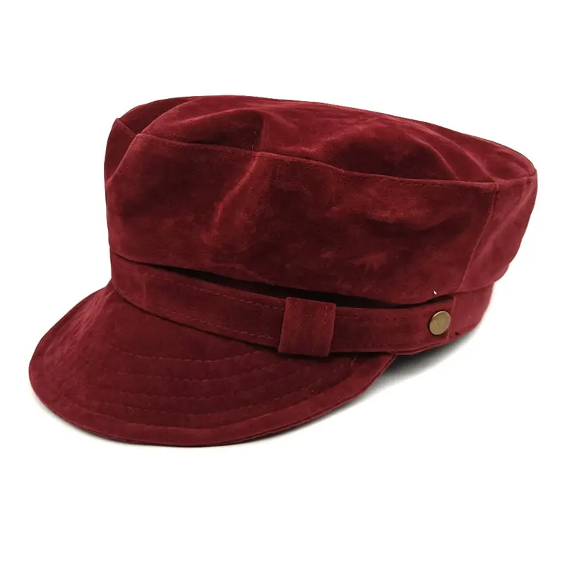 2025 가을 겨울 면 프린트 베레모 팔각형 모자 뉴스보이 모자 군용 화가 모자 소녀 및 여성용 13