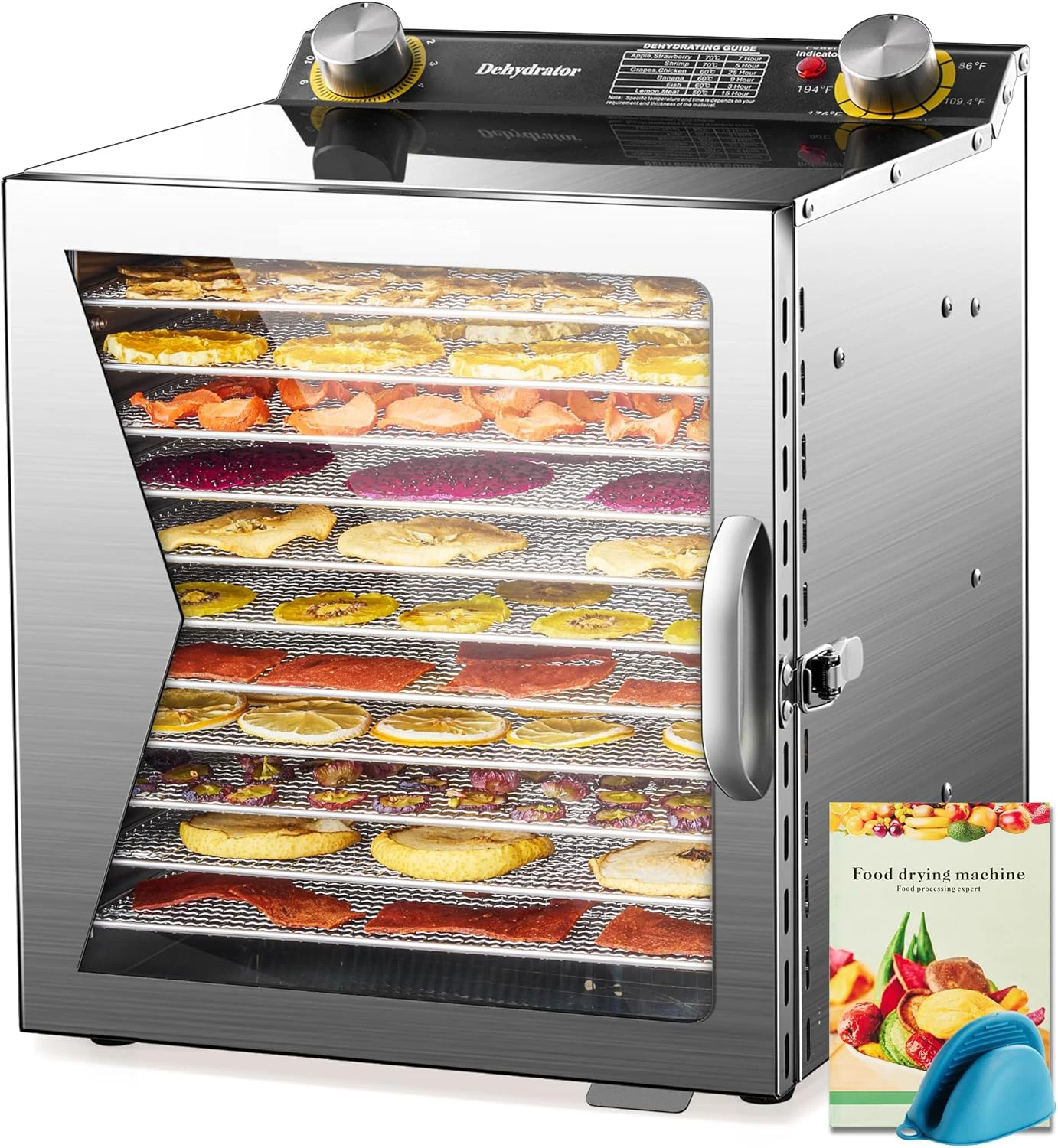 Kommerzieller Edelstahl-12-Fac – Dehydrator Tray Electric Bewertung und Preis