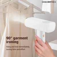 Garment Steamers 130ml Handheld Fabric Steamer Fast-Heat 1000W Garment Steamer Iron Steam Cleaner for Home Travelling Portable