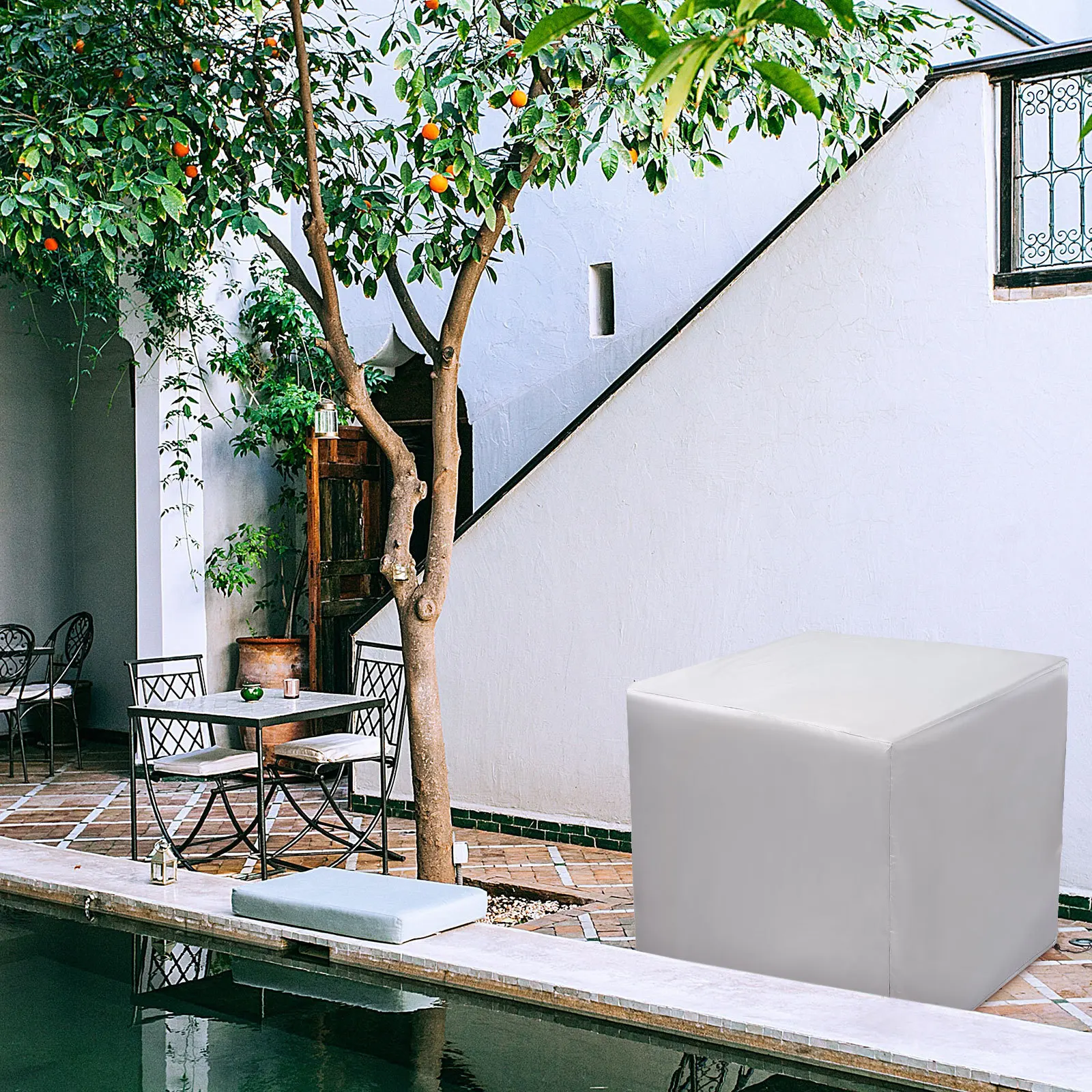 

90x90x90cm Waterproof Cover for Outdoor Furniture Anti-Uv Dust Snow Rain Protection Garden Patio Table Chair Protector