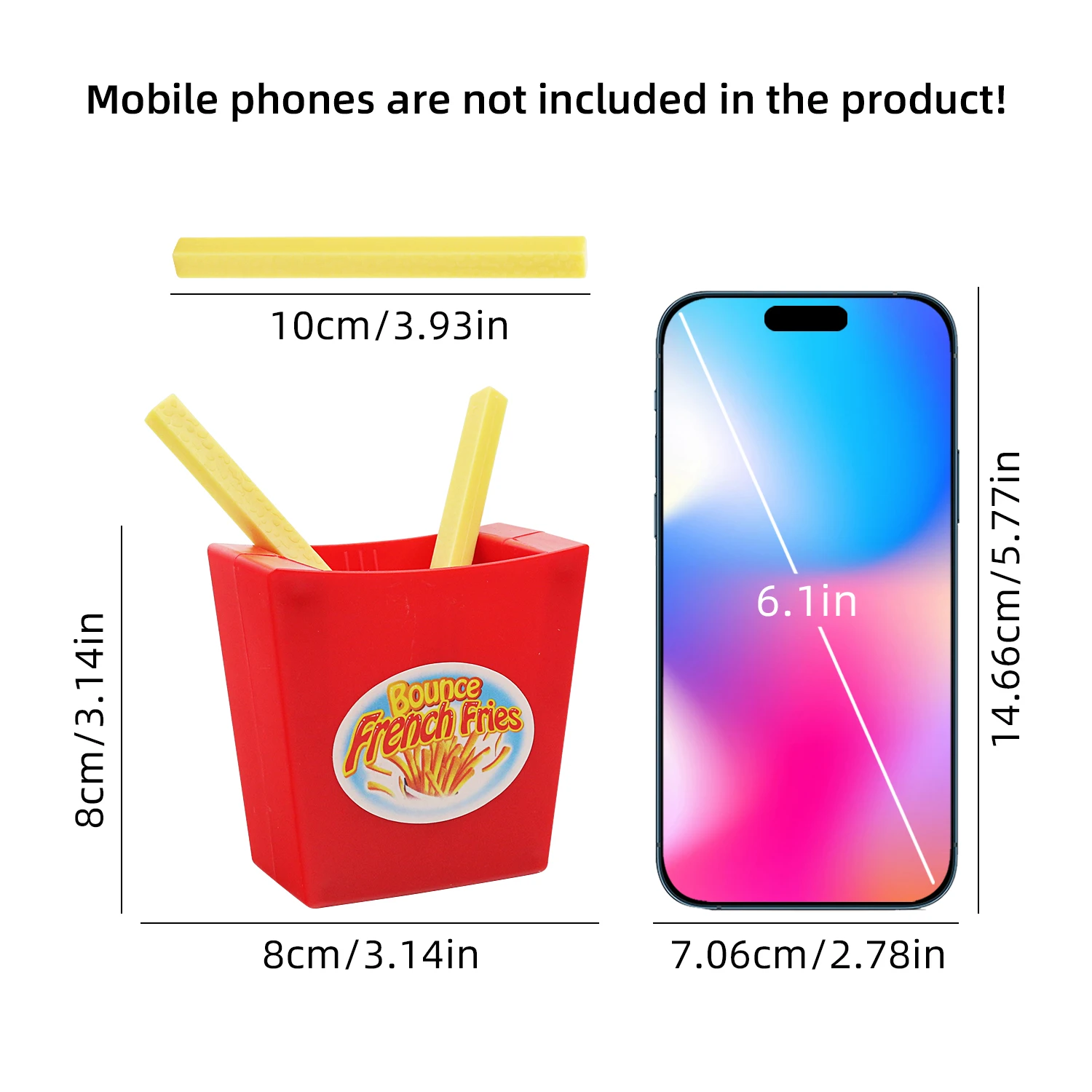 1PC バウンスフライドポテトゲーム、フライングフライドポテトゲーム、トリッキーで楽しいファミリーボードゲームチップおもちゃ子供と大人のパーティーゲーム