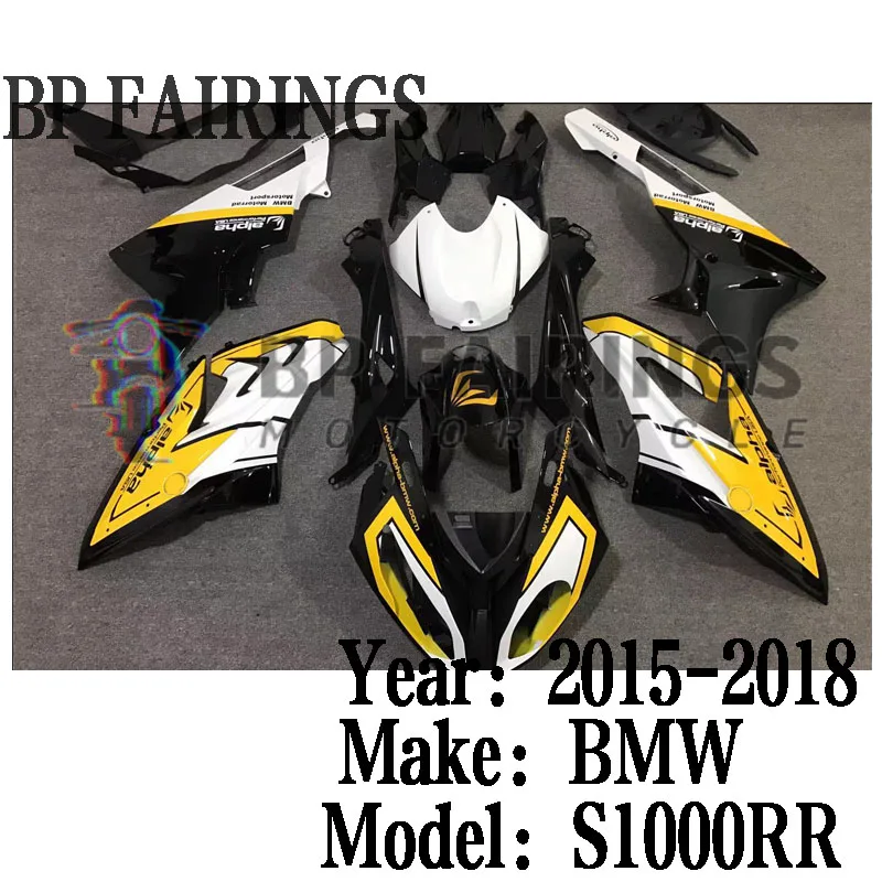 

Новый комплект обтекателей для мотоцикла ABS, подходящий для BMW S1000RR 2015 2016 2017 2018, комплект кузова, белый, синий, черный