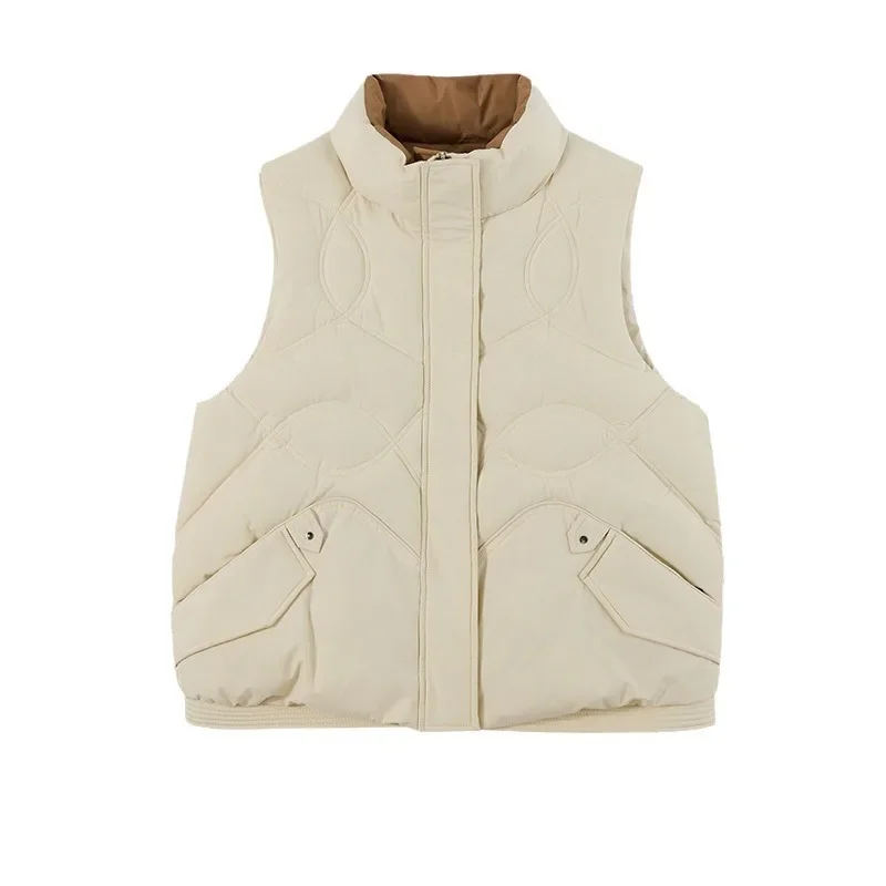 المرأة الجديدة القطن سترة معاطف الإناث عالية الياقة رشاقته الدافئة أكمام سترة قطن للنساء معاطف عادية الملابس النسائية