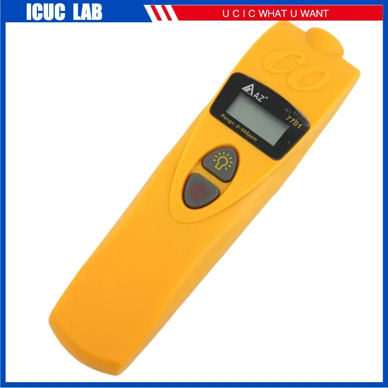 

AZ7701 Portable High Accuracy handheld Combustible CO Gas Monitor Meter Carbon Monoxide Detector With Alarm LCD