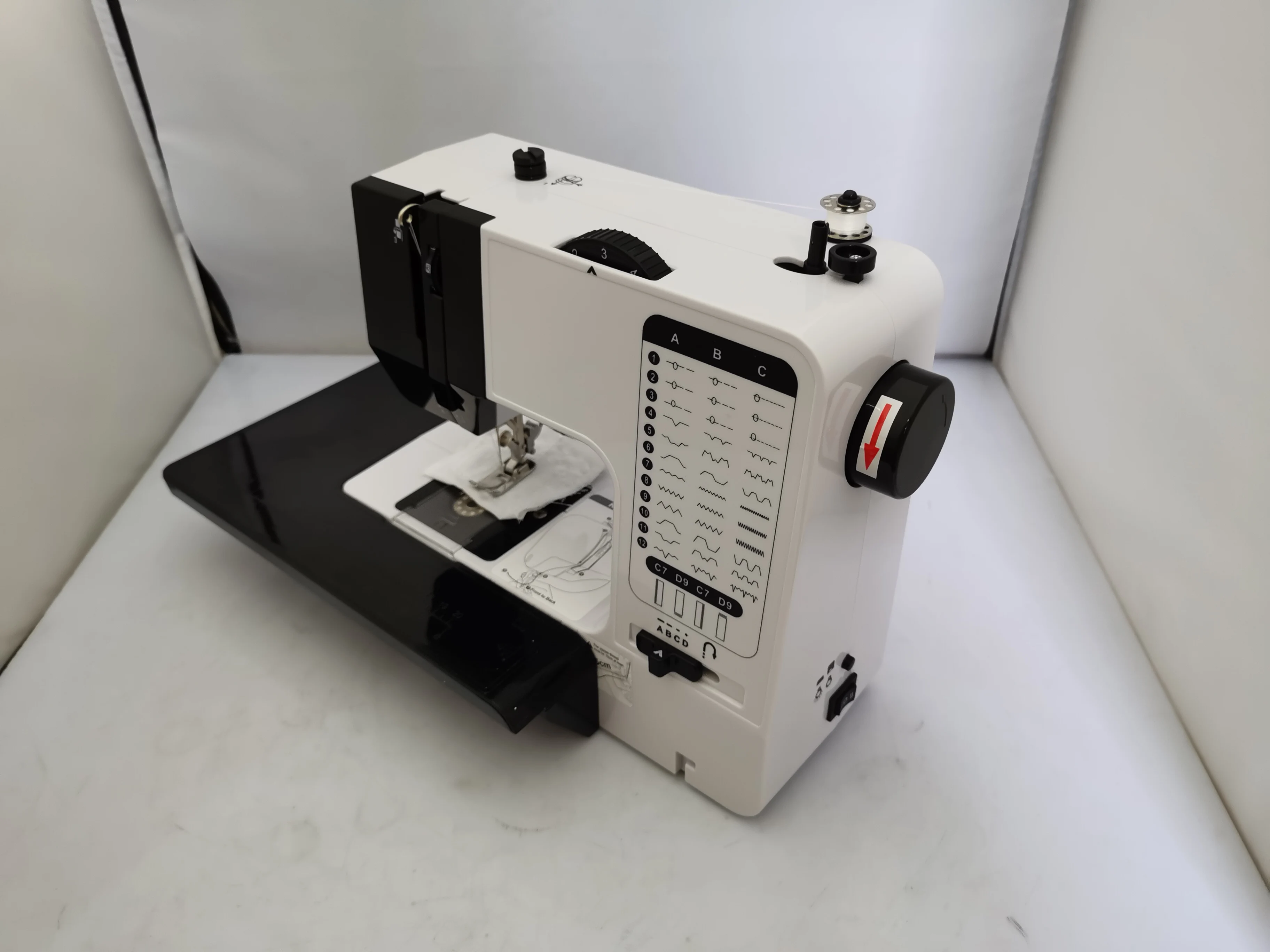 738A Small Mini Electric Household Sewing Machine,  Upgraded Multifunctional Sewing Machine with Overlock