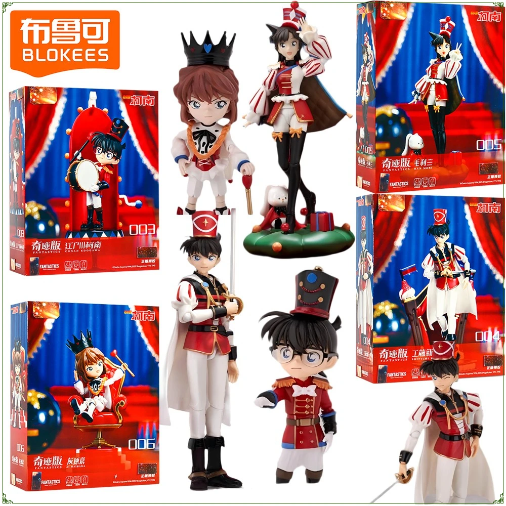 

New BLOKEES Genuine Detective Conan Action Figures Sleepwalking Fairy Tale Series Cute Model Peripheral Toys Decoration Gifts