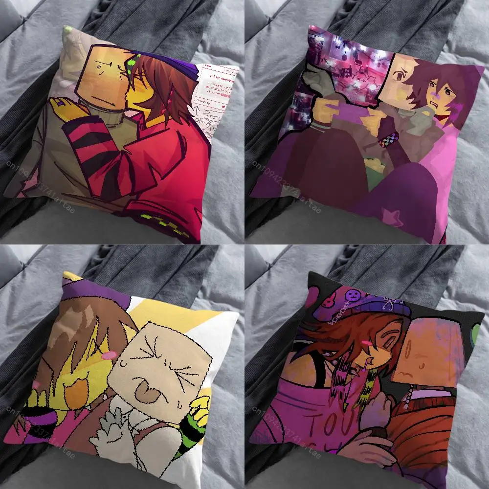 

S-Skaterlight Infected L-Lampert Pillowcase for Sofa Room Office Decor Printing Merchandise All-Match Cushion Cover