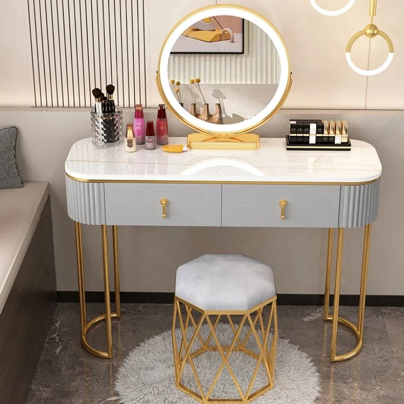

Organizer Design Dressing Table Makeup Luxury Living Room Aesthetic Dressing Table Hotel High End Tocador Maquillaje Furniture