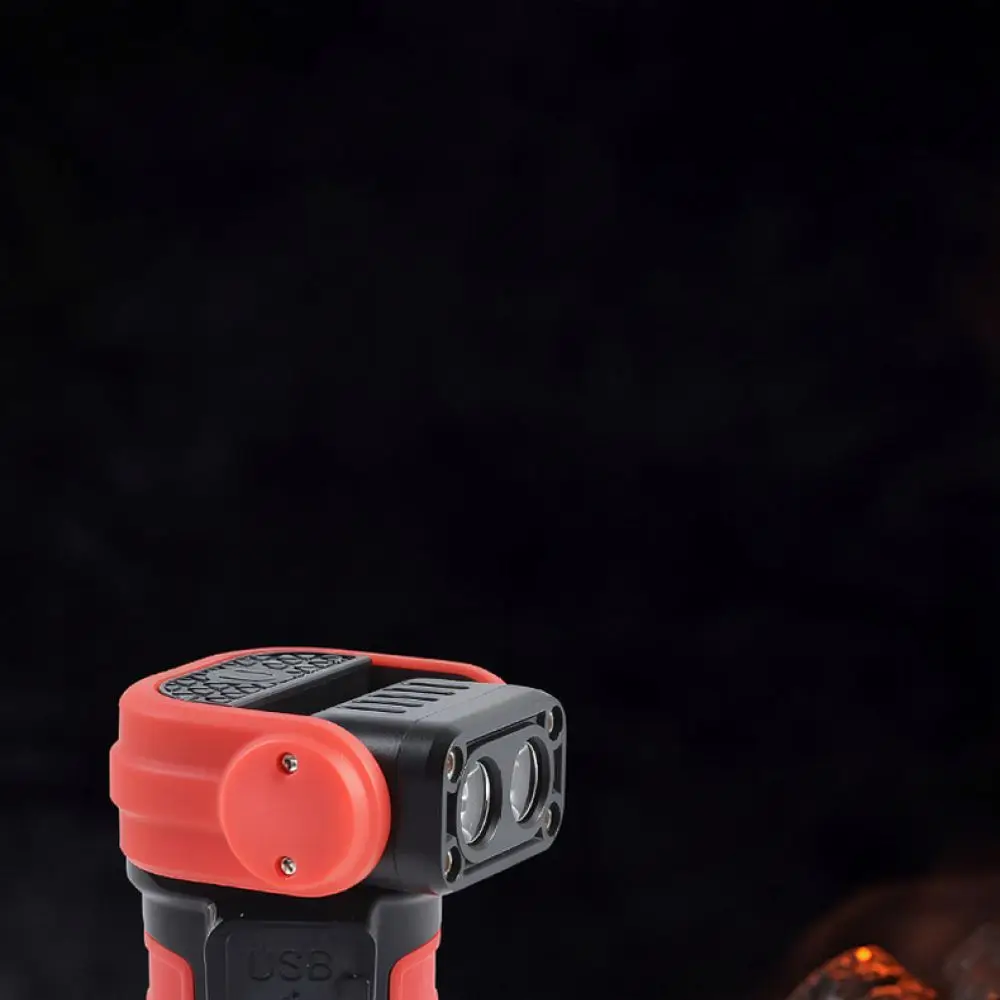 Portable Rechargeable COB Magnetic Work Light Flashlight For Jixing Handheld Auto Repair Emergency Inspection Lighting Lamp