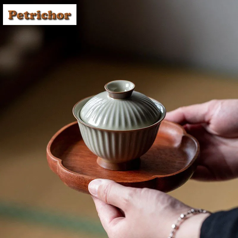 الجوز وعاء تحمل حامل بوتيك حامل فنجان الشاي تخزين المياه الجافة فقاعة الجدول صينية الشاي الوقايات المقاهي اكسسوارات الحلي #2