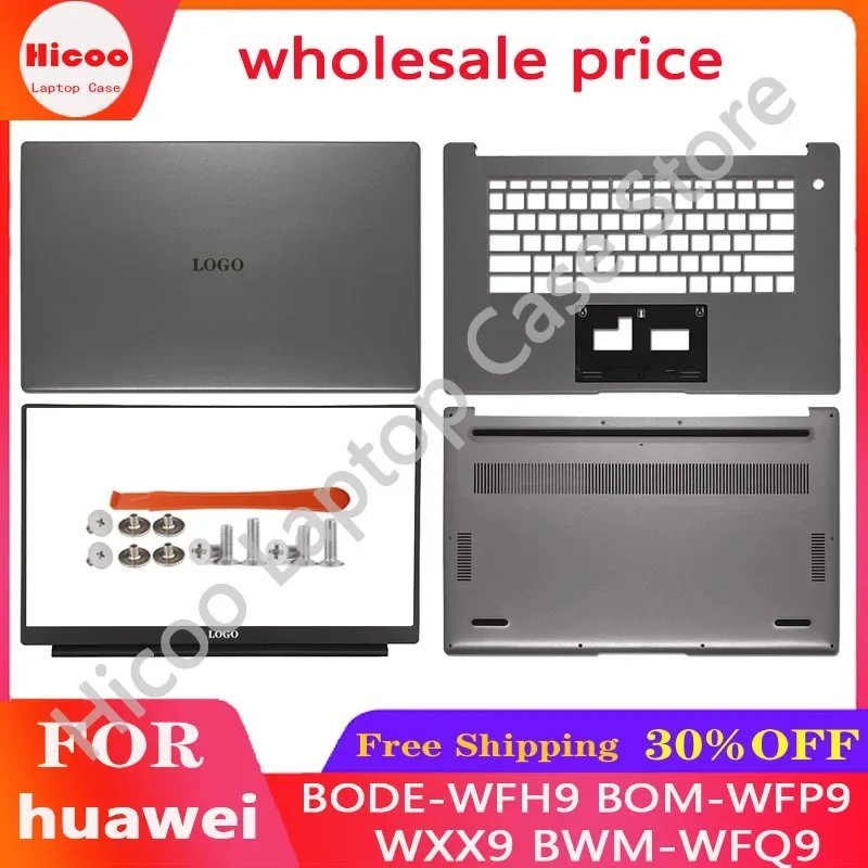 For Huawei D15 BODE-WFH9 BOM-WFP9 WXX9 BWM-WFQ9 Laptop LCD Rear Cover/Front Frame/Palm Pad/Bottom Cover