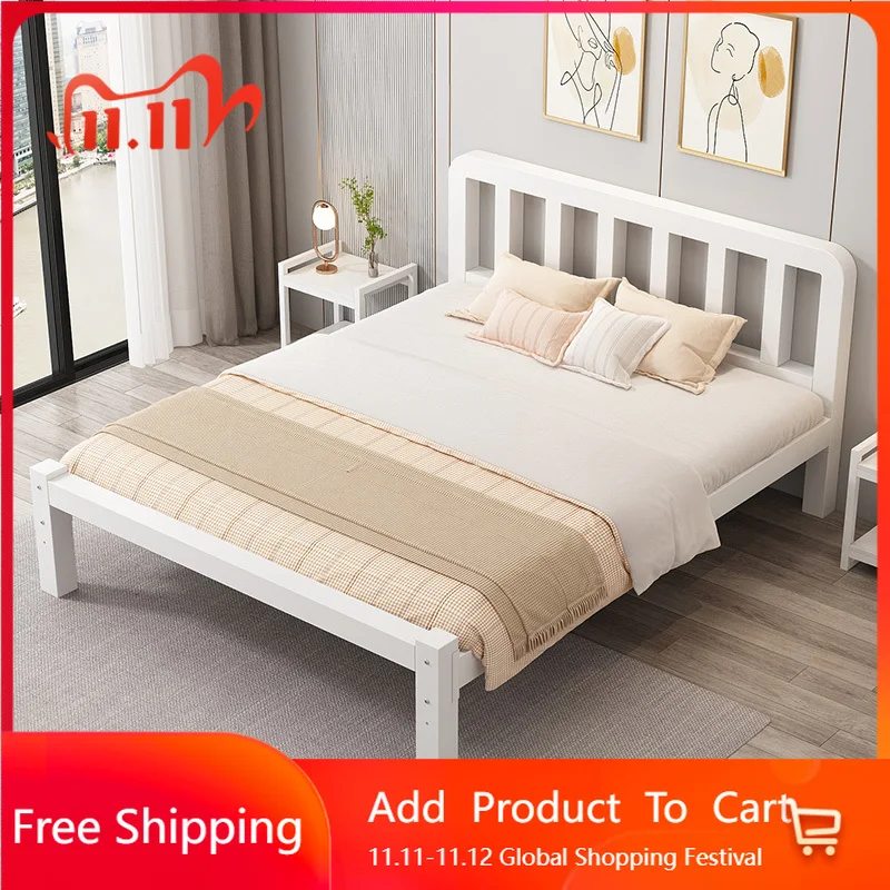 

Salon Iron Aesthetics Bed Minimalist Comfortable Modern Light Luxury Bed Designer Adult Wedding Chinese Muebles Hotel Furniture