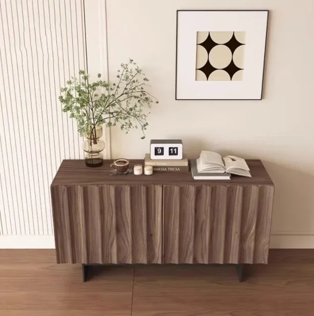 خزانة جانبية مموجة، مطعم، خزانة مشروبات للتخزين، خزانة قاعة مدخل المنزل، خزانة دلو الرياح الرملي من وابي #5