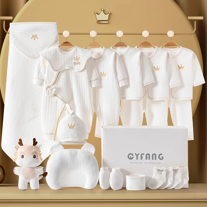 15/17/18/20 Pieces/0-3Months Newborn Baby Clothing 100% Cotton Kids Clothes Suit Unisex Infant Boys Girls Clothing Set