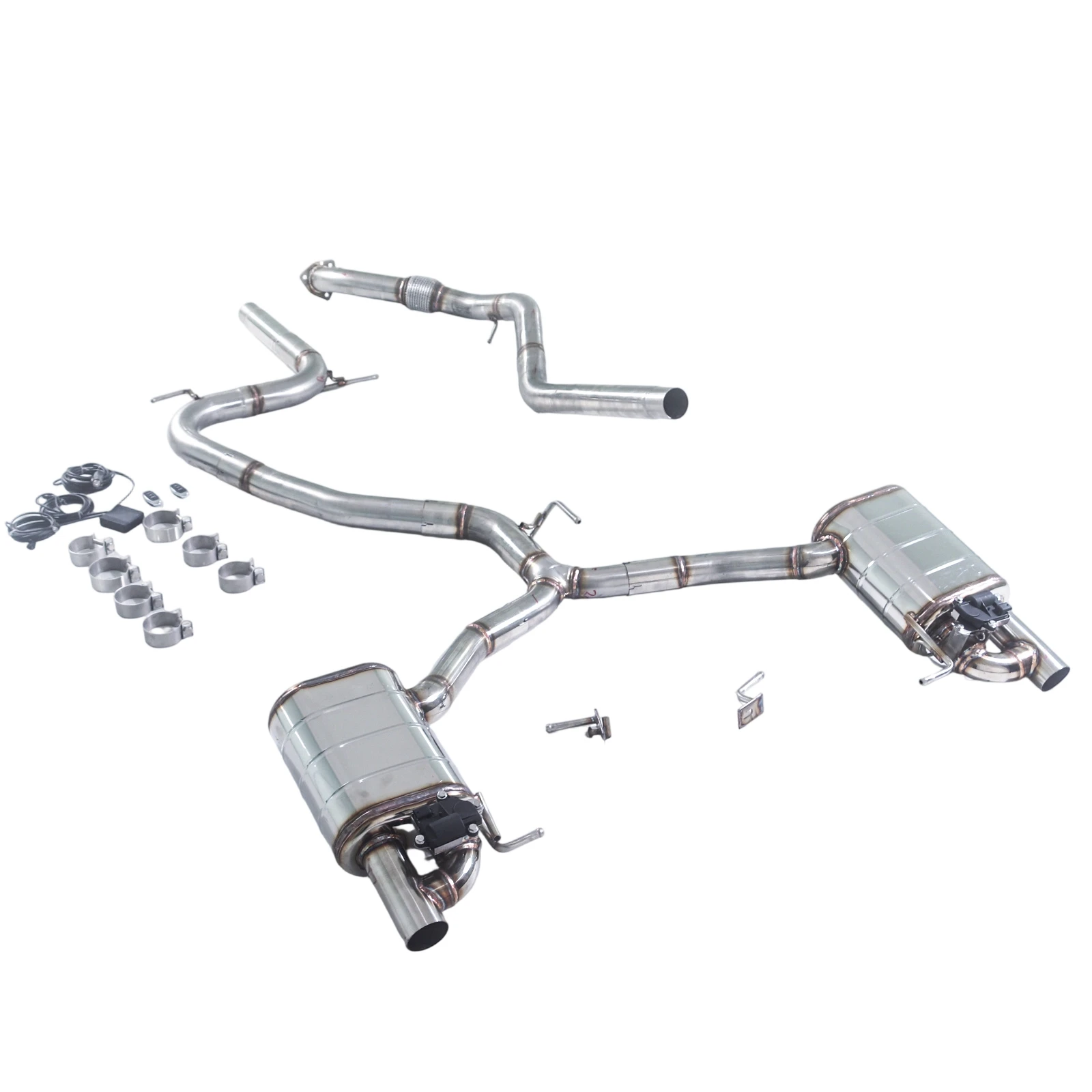 

GFC is applicable to the 2.0T 2-drive 304 stainless steel Catback with valve exhaust system of Audi A5 B9 from 2017 to 2019