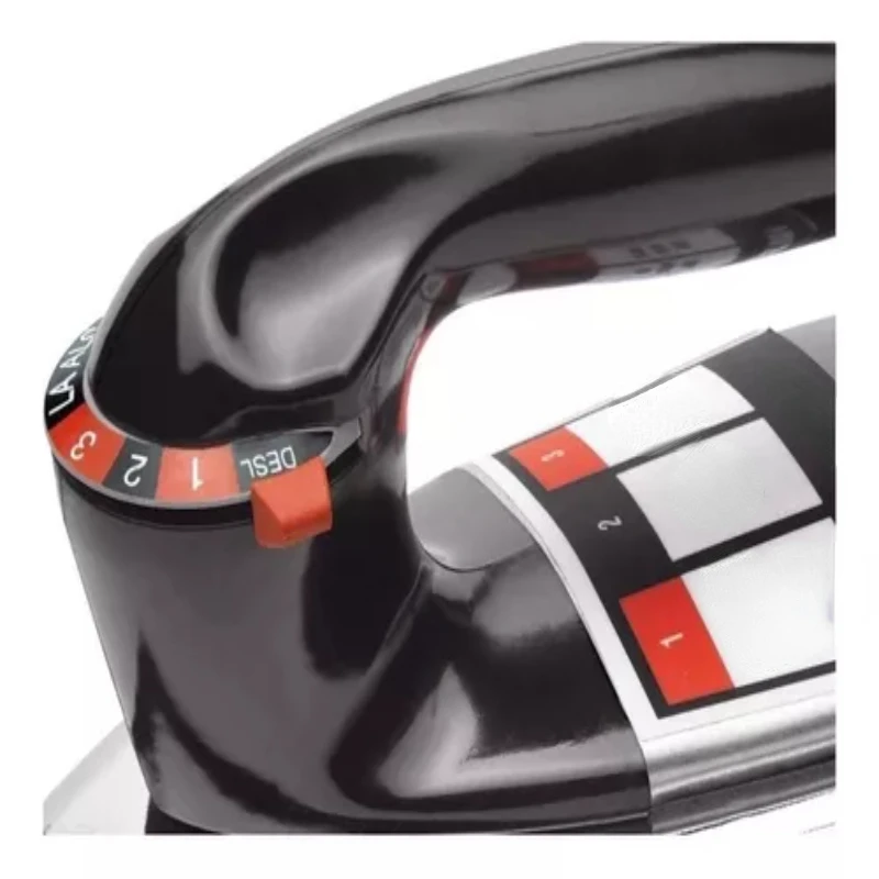 "220V Black and Silver Iron for Efficient Ironing"