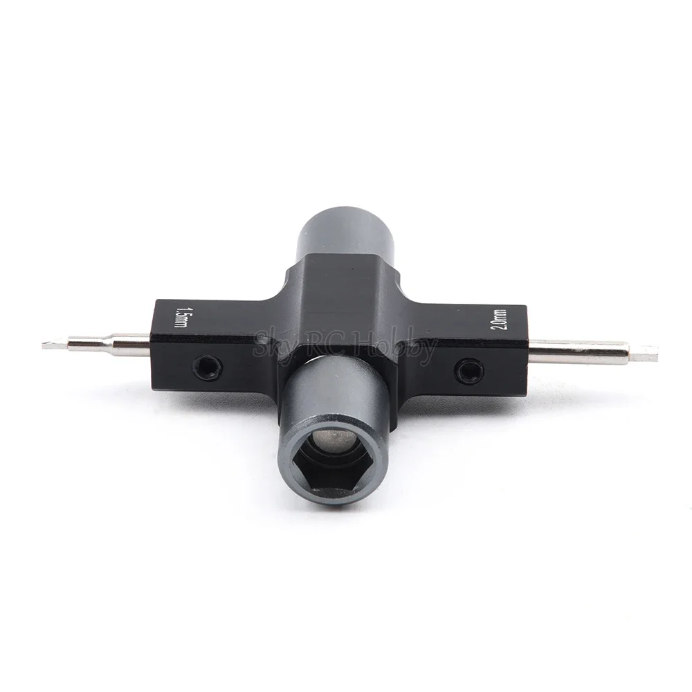 M5 Screw Nut Wrench with Built in One Way Bearing 1.5mm 2.0mm Screwdriver Release Propeller Motor Tool For RC FPV Racing Drone