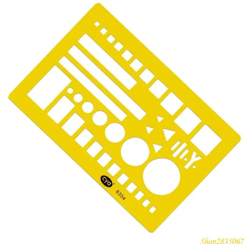 Map Drawing Template and Stencil Complies with Drafting Symbols for Military Standard 8353 8354 8355 8356 831F