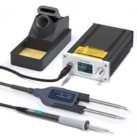 T12 Tweezers Soldering Station Fas Heating SMD Electronic Components Chip Repair Home Welding Tools With Solder Iron Handle