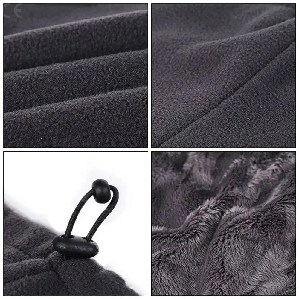 Winter MotorcycleWarm Mask Men Women Fleece Neck Outdoor Warmer Windproof Scarf Camping Hiking Balaclava Cycling Face Mask image 4