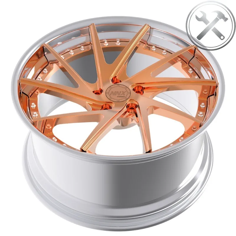 

High Performance Full Painting Duo Color 18 19 20 21 22 23 24 Inch 176.5j 5108mm Alloy Forged Wheel Rims