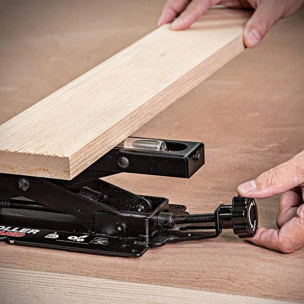 حامل أسطوانة منشار ميتري قابل للتعديل بسعة 140 رطلاً ونطاق الارتفاع من 2 إلى 6.3 بوصة