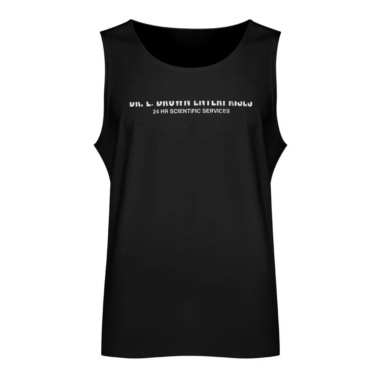 Dr E Brown Enterprises Tank Top muscular man Gym T-shirts for men Men's cotton t-shirt