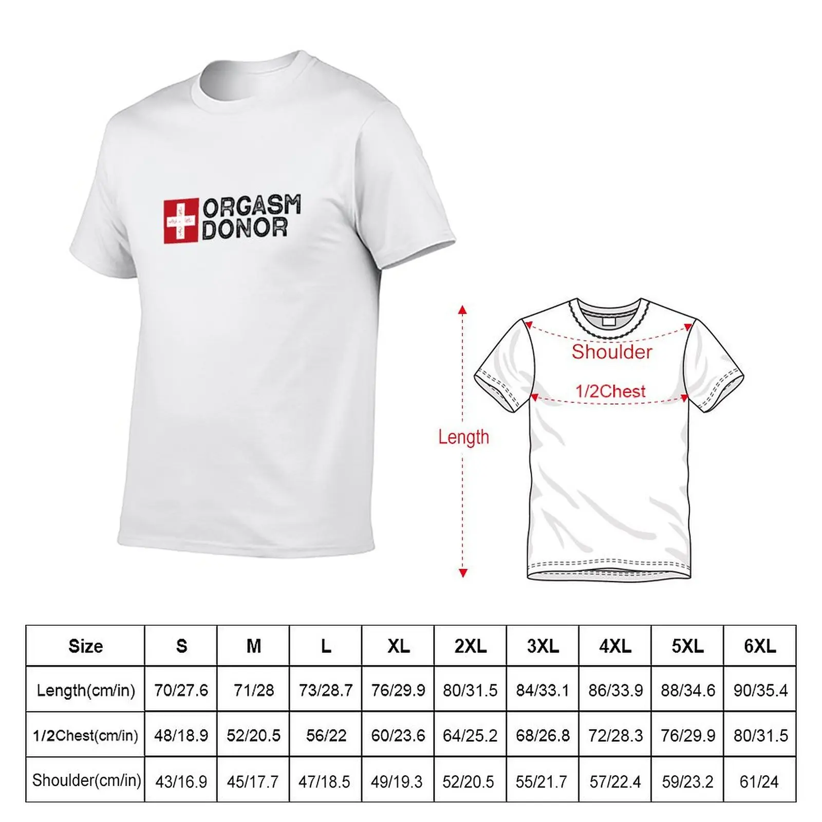 Orgasm Donor T-Shirt Casual Daily Graphic Tee