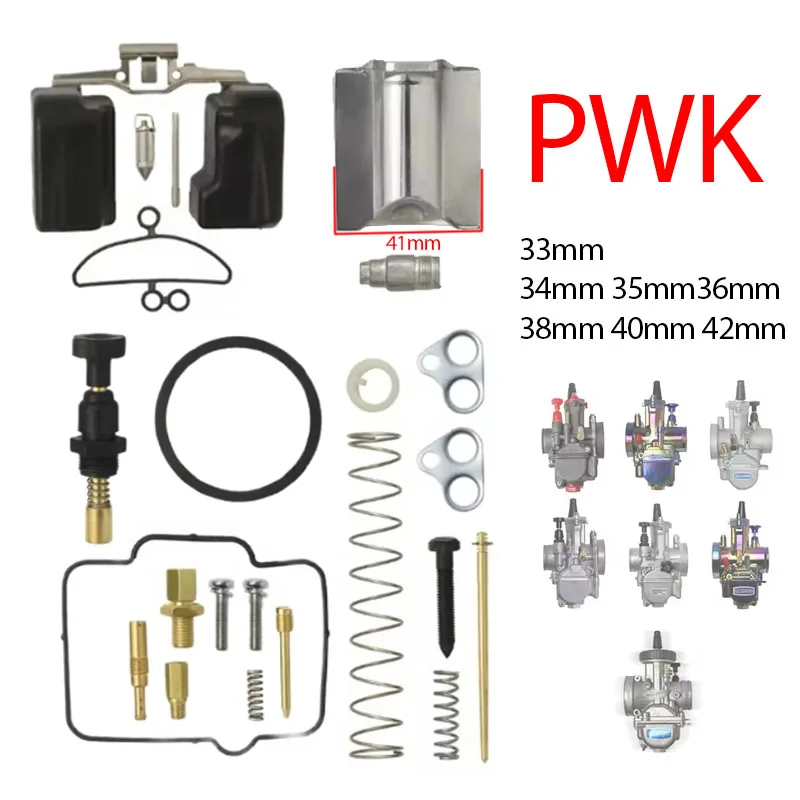 For KEIHIN KOSO OKO PWK 21 24 26 28 30 32 34 35 36 38 40 42mm 1 Set Motorcycle Carburetor Repair Rebuild Kit view 5