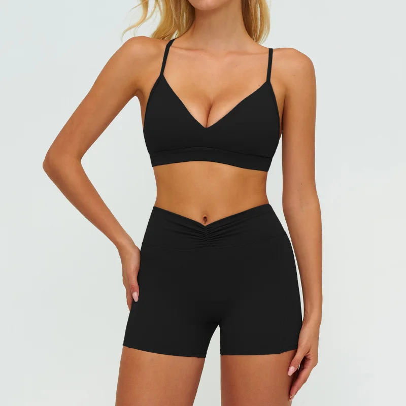 طقم نسائي مكون من قطعتين بدلة رياضية نسائية للاستخدام الخارجي أطقم يوجا للجري واللياقة البدنية ملابس نسائية ملابس رياضية للصالة الرياضية للسيدات #3