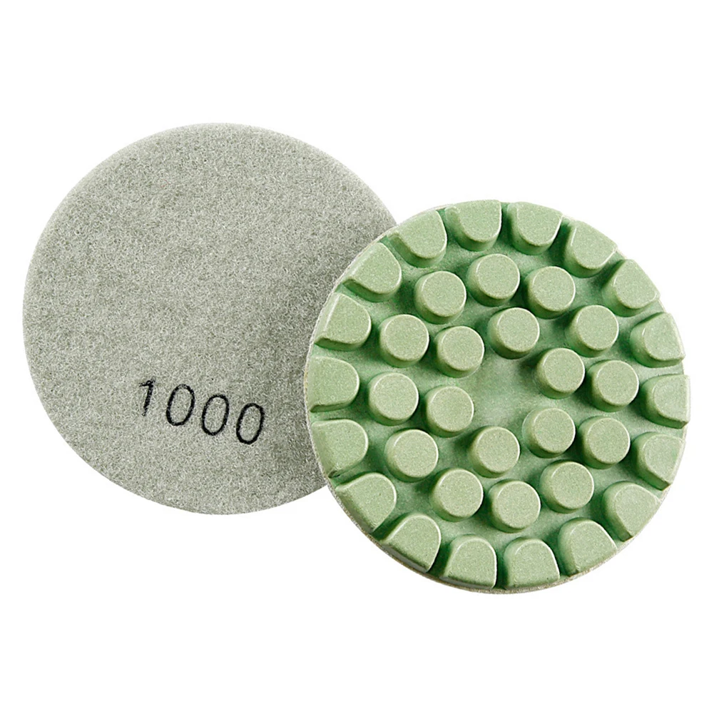 Tamponi per smerigliatura per pavimenti Tamponi per lucidatura per calcestruzzo Ristrutturazione del calcestruzzo 100 mm Sostituzione facile Lucidatura ad alta efficienza