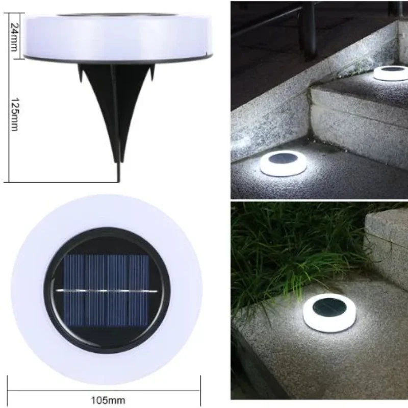 Modern Outdoor Solar Lights IP65 ABS Plastic Waterproof Shell for Garden Balcony Lawn Courtyard Landscape and Ambiance Lighting