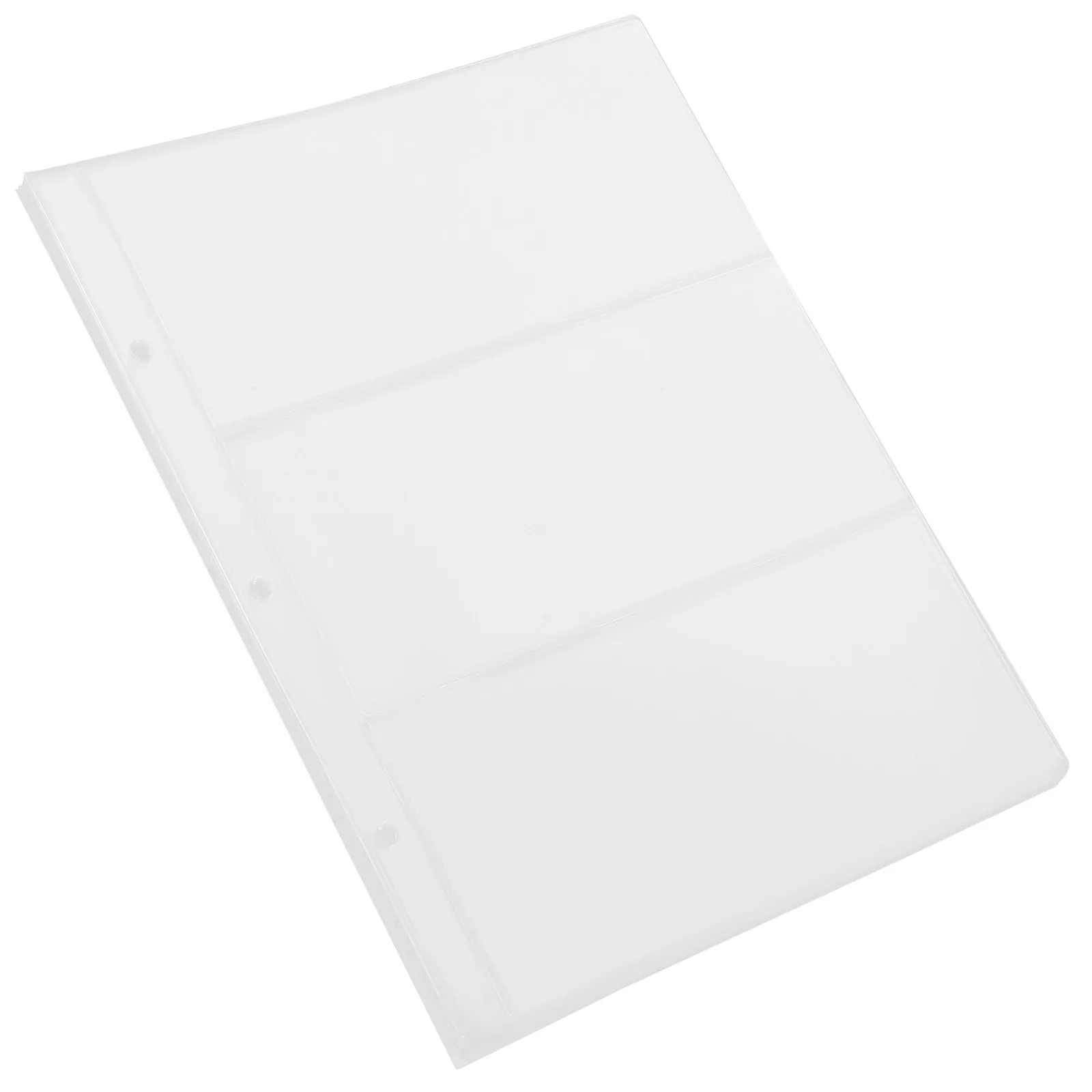 

Collection Album Pages Clear PVC Paper Money Holders Portable Banknote Storage for Stamp and